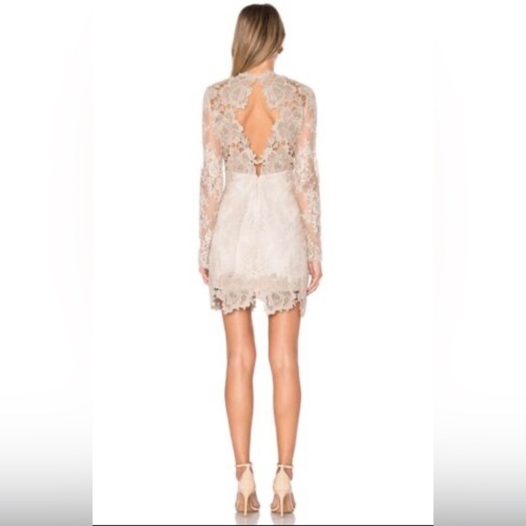 Free People x Saylor Nude Leondra Lace Dress - Picture 2 of 16